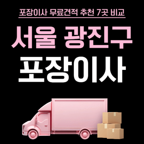 서울 광진구 이삿짐센터 포장이사